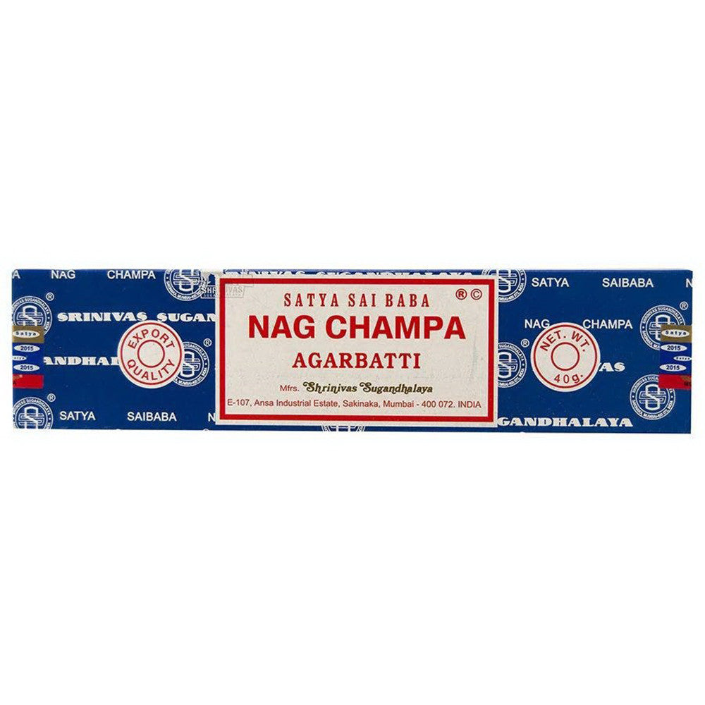 Satya Sai Baba Nag Champa Agarbatti Incense - 40 Grams